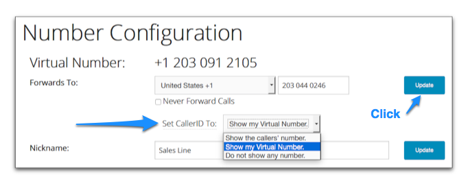 Tossable Digits Support: CallerID on Forwarded Calls